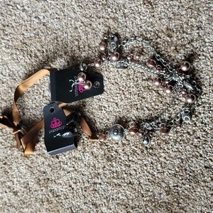 Paparazzi necklace and earring set